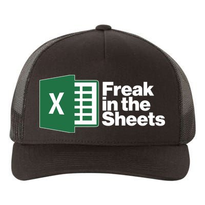 Funny Excel Freak In The Sheets Yupoong Adult 5-Panel Trucker Hat