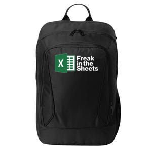 Funny Excel Freak In The Sheets City Backpack