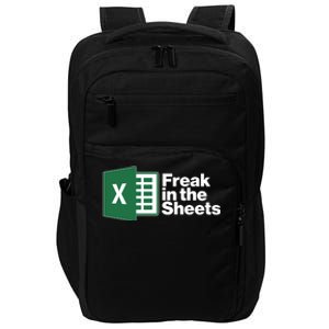 Funny Excel Freak In The Sheets Impact Tech Backpack