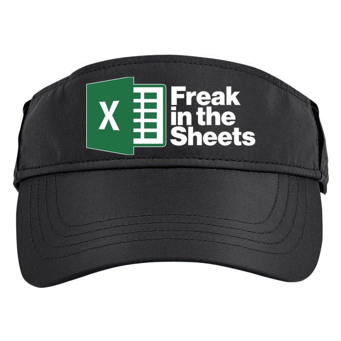 Funny Excel Freak In The Sheets Adult Drive Performance Visor