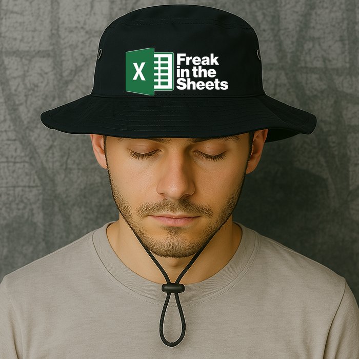 Funny Excel Freak In The Sheets Bucket Hat