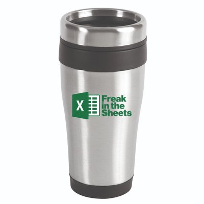 Funny Excel Freak In The Sheets 16oz Travel Tumbler