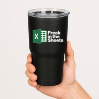 Funny Excel Freak In The Sheets Tumbler