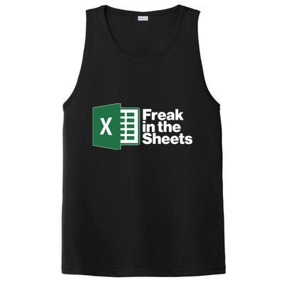 Funny Excel Freak In The Sheets PosiCharge Competitor Tank