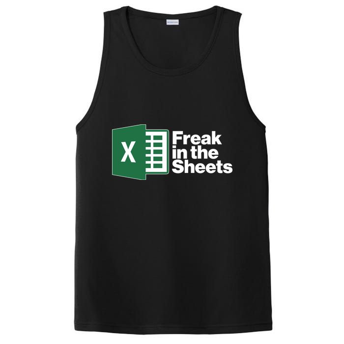 Funny Excel Freak In The Sheets PosiCharge Competitor Tank