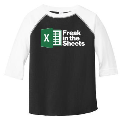 Funny Excel Freak In The Sheets Toddler Fine Jersey T-Shirt