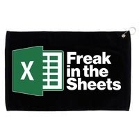 Funny Excel Freak In The Sheets Grommeted Golf Towel