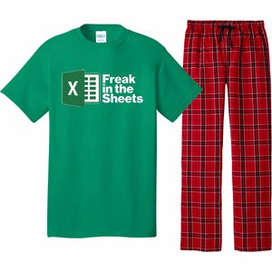 Funny Excel Freak In The Sheets Pajama Set