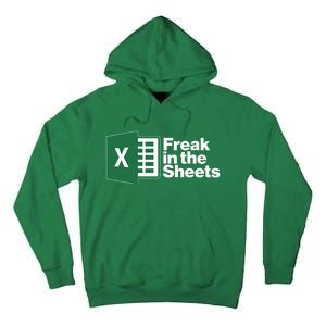 Funny Excel Freak In The Sheets Tall Hoodie