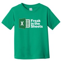Funny Excel Freak In The Sheets Toddler T-Shirt