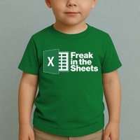 Funny Excel Freak In The Sheets Toddler T-Shirt