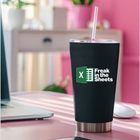 Funny Excel Freak In The Sheets Permanent Decal Sticker