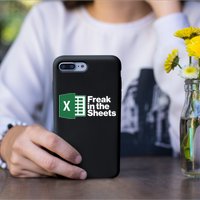 Funny Excel Freak In The Sheets Permanent Decal Sticker