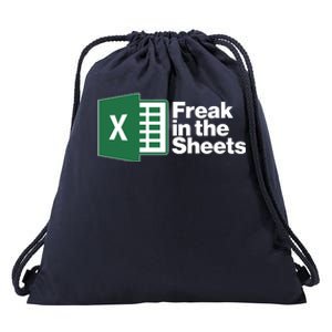 Funny Excel Freak In The Sheets Drawstring Bag