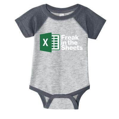 Funny Excel Freak In The Sheets Infant Baby Jersey Bodysuit