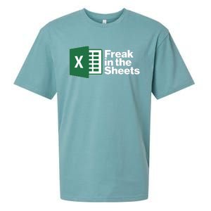 Funny Excel Freak In The Sheets Sueded Cloud Jersey T-Shirt