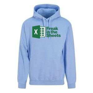 Funny Excel Freak In The Sheets Unisex Surf Hoodie