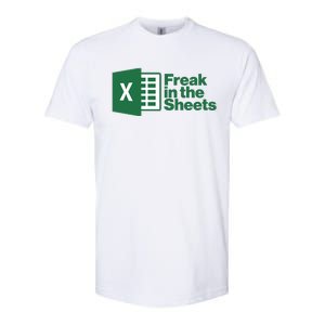 Funny Excel Freak In The Sheets Softstyle CVC T-Shirt