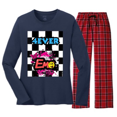 Forever Emo Women's Long Sleeve Flannel Pajama Set 