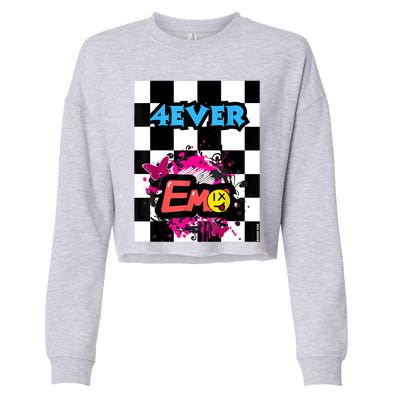 Forever Emo Cropped Pullover Crew