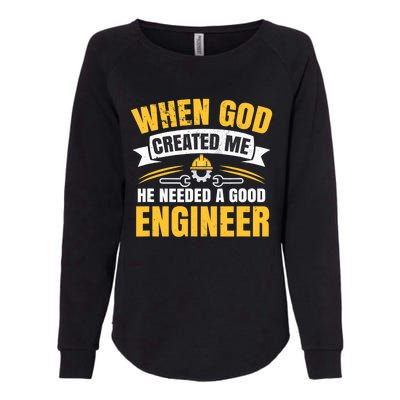 Funny Engineering Womens California Wash Sweatshirt