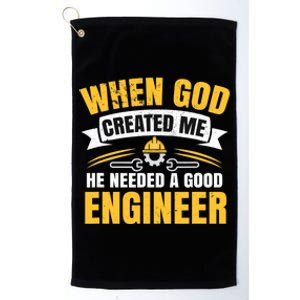 Funny Engineering Platinum Collection Golf Towel