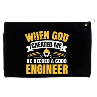 Funny Engineering Grommeted Golf Towel
