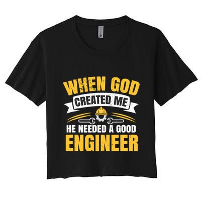 Funny Engineering Crop Top