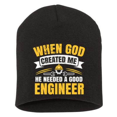 Funny Engineering Short Acrylic Beanie