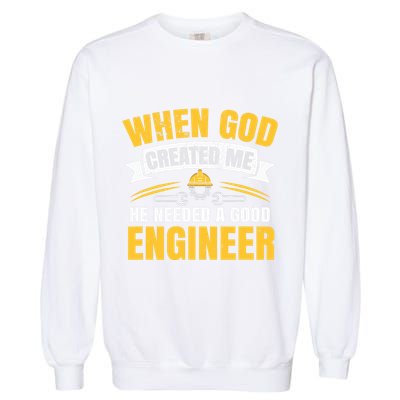 Funny Engineering Garment-Dyed Sweatshirt