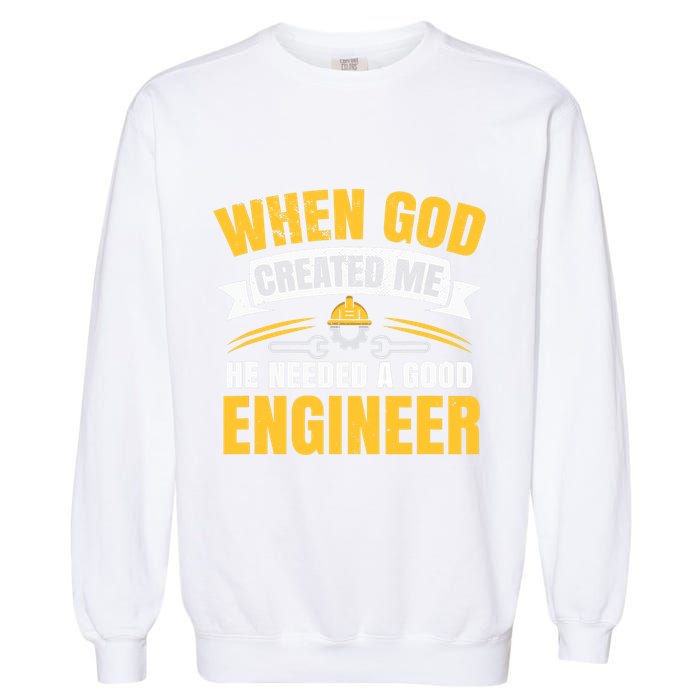 Funny Engineering Garment-Dyed Sweatshirt