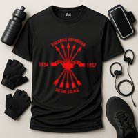 Falange EspañOlaspanish Falanx Front Side Cooling Performance Crew T-Shirt