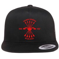 Falange EspañOlaspanish Falanx Front Side Flat Bill Trucker Hat
