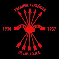 Falange EspañOlaspanish Falanx Front Side Youth Performance Sprint T-Shirt