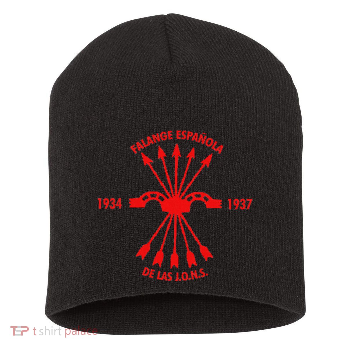 Falange EspañOlaspanish Falanx Front Side Short Acrylic Beanie