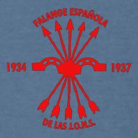 Falange EspañOlaspanish Falanx Front Side Garment-Dyed Sweatshirt