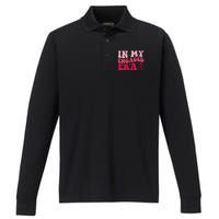 Funny Engagement Fiance In My Engaged Era Bachelorette Party Performance Long Sleeve Polo