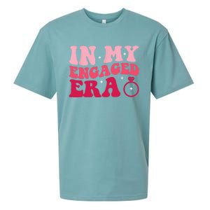 Funny Engagement Fiance In My Engaged Era Bachelorette Party Sueded Cloud Jersey T-Shirt