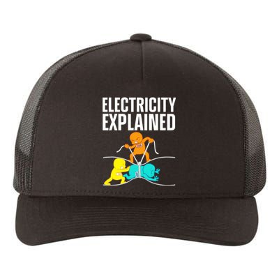 Funny Electrician For Electricity Engineer Nerd Yupoong Adult 5-Panel Trucker Hat