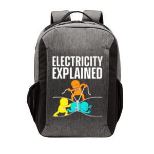 Funny Electrician For Electricity Engineer Nerd Vector Backpack