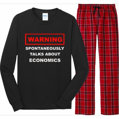 Funny Economist Funny Economics Professor Economics Lover Long Sleeve Pajama Set