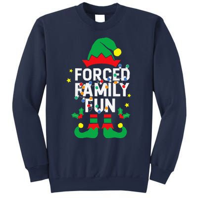 Funny Elf Forced Family Fun Sarcastic Christmas Pajama Sweatshirt