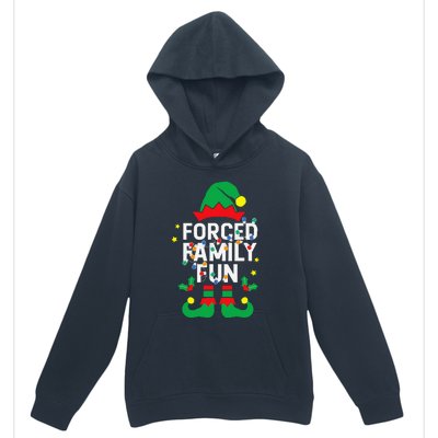 Funny Elf Forced Family Fun Sarcastic Christmas Pajama Urban Pullover Hoodie