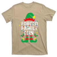 Funny Elf Forced Family Fun Sarcastic Christmas Pajama T-Shirt