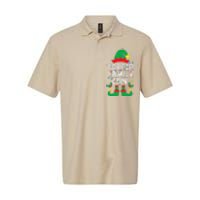 Funny Elf Forced Family Fun Sarcastic Christmas Pajama Softstyle Adult Sport Polo