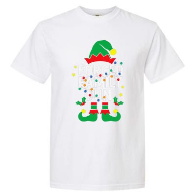 Funny Elf Forced Family Fun Sarcastic Christmas Pajama Garment-Dyed Heavyweight T-Shirt