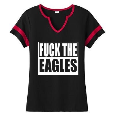 Fuck Eagles Ladies Halftime Notch Neck Tee