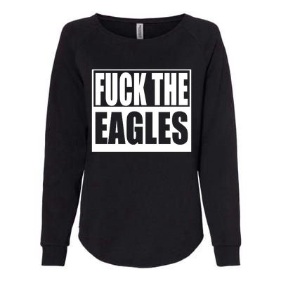 Fuck Eagles Womens California Wash Sweatshirt