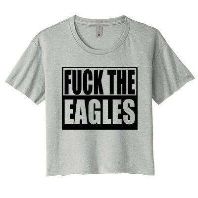 Fuck Eagles Women's Crop Top Tee