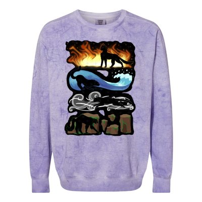 Four Elements Colorblast Crewneck Sweatshirt